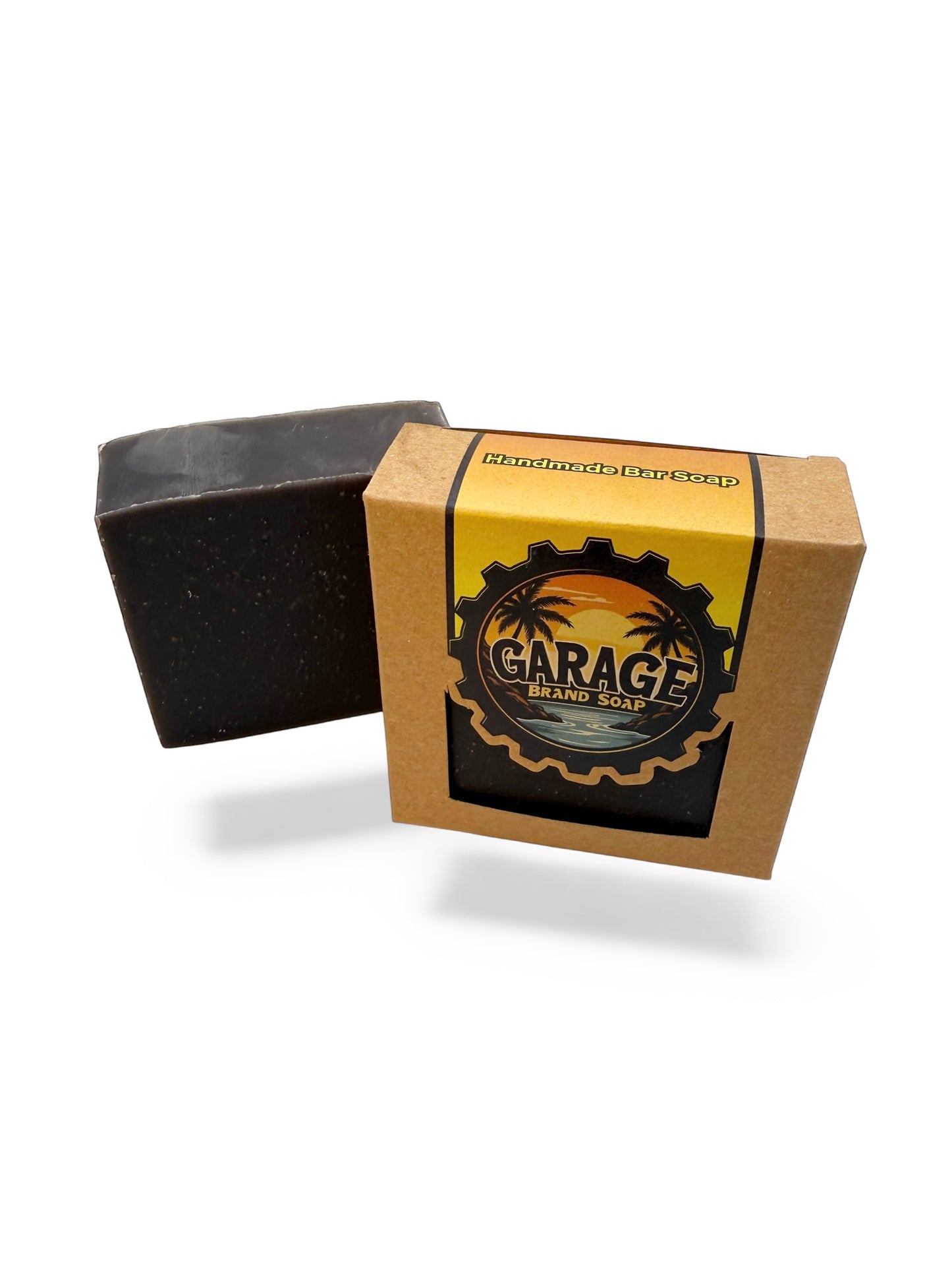 Charred Handmade Bar Soap (Orange, Amyris, Lavender, Bergamot)