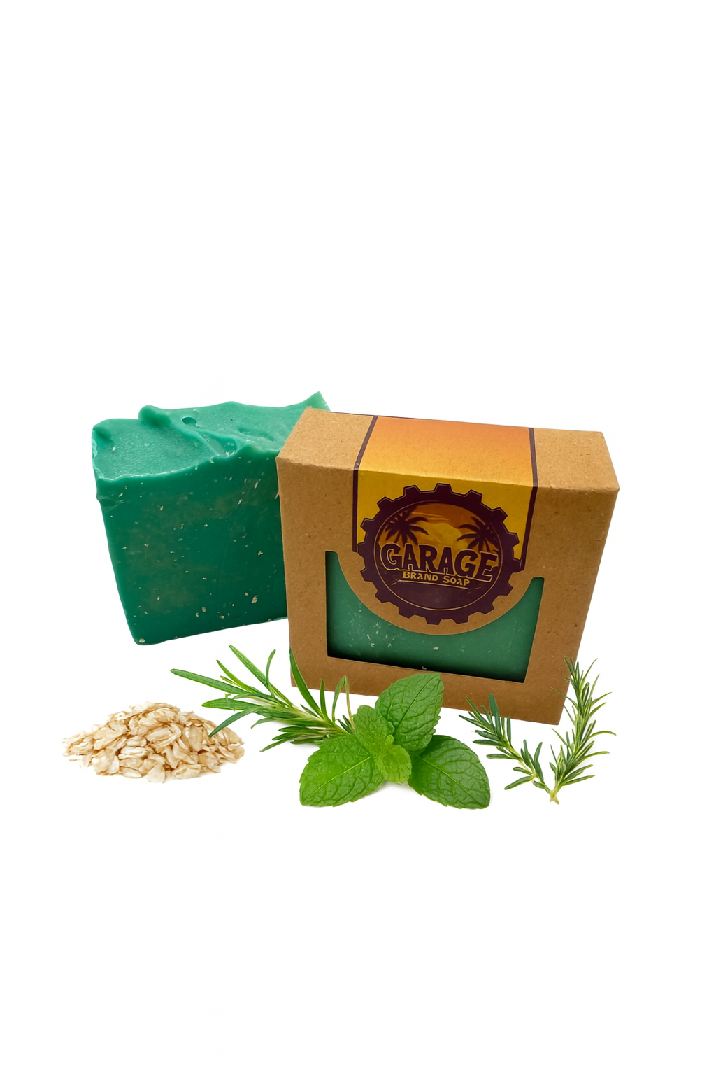 Oatmeal Sea Foam (Rosemary, Peppermint, Patchouli, Lemongrass, Cedarwood, Tea Tree) (Exfoliating Ground Oatmeal)