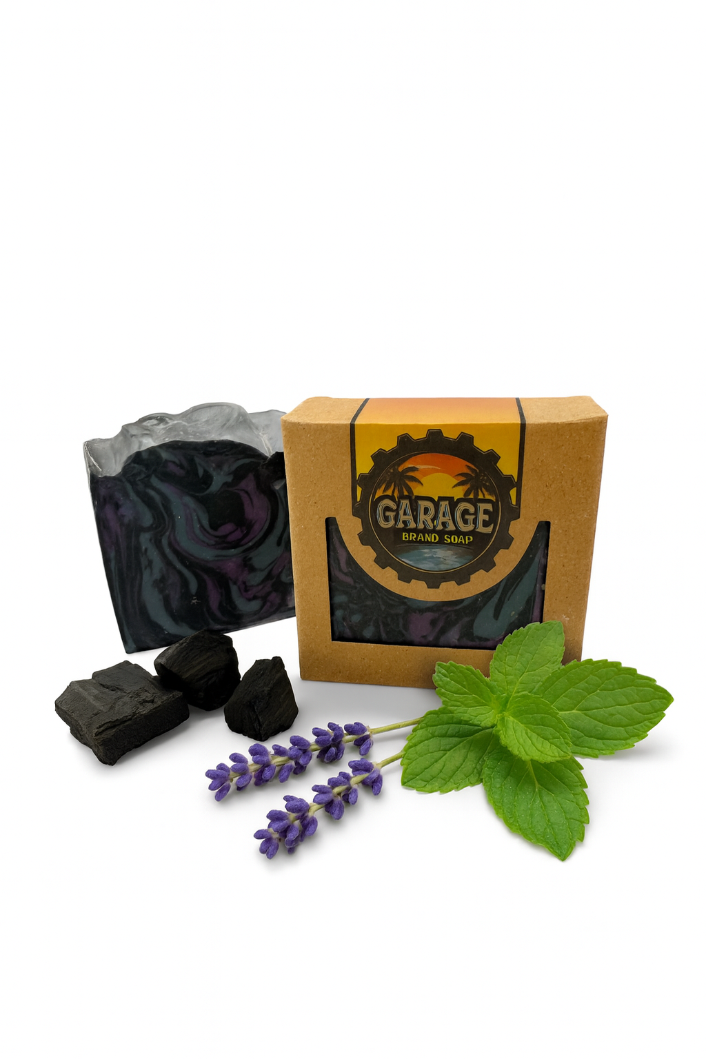 Dark Lavender Handmade Bar Soap (Lavender, Patchouli, May Chang, Cedarwood)